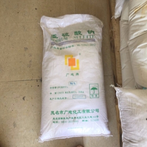 亞硫酸鈉，Na2SO3